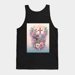 Sunlit Cross Tank Top